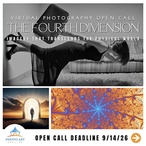 The Fourth Dimension - A Virtual Juried Photo Exhibit Open Call logo