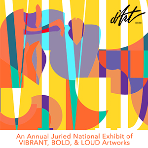 VIVID '26: A Juried National Exhibit of LOUD, BOLD & VIBRANT Artworks logo