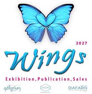 Wings - 2027 (4th Annual Juried Exhibition, Publication, Sales) logo